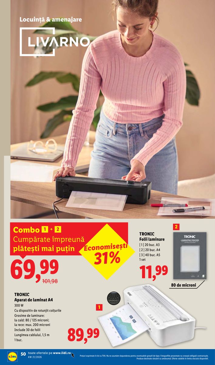 Lidl catalog page 50 — 2026-05-18 to 2026-05-24