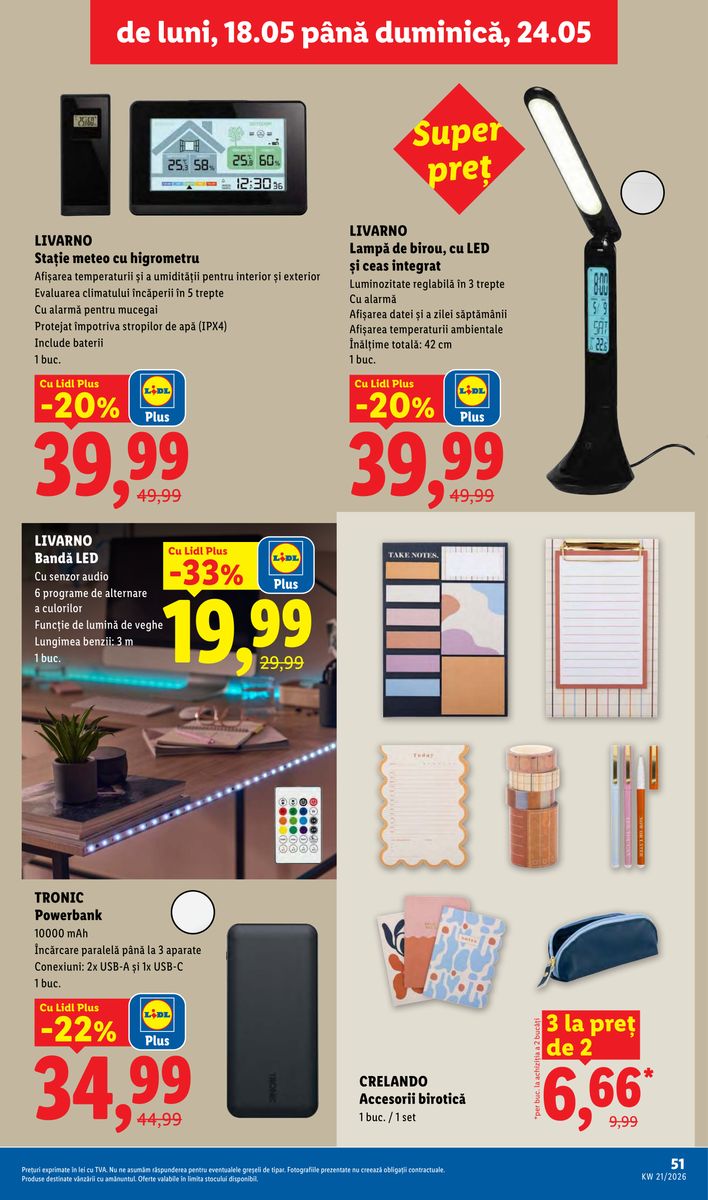 Lidl catalog page 51 — 2026-05-18 to 2026-05-24
