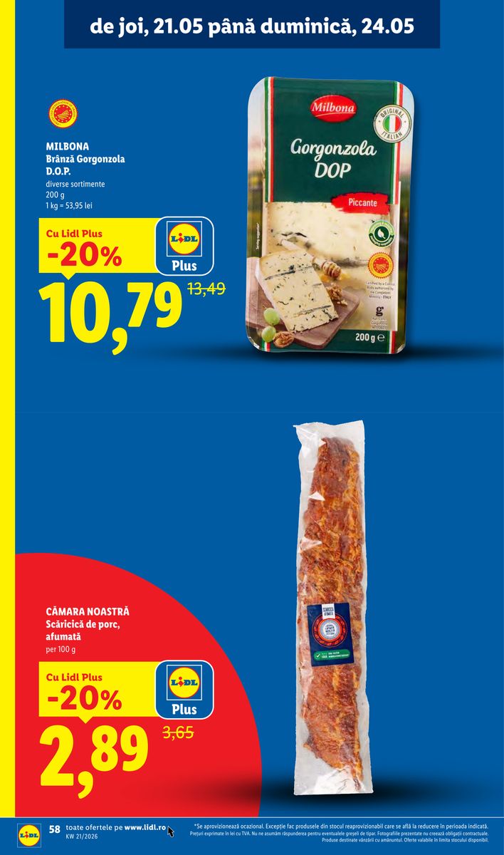 Lidl catalog page 58 — 2026-05-18 to 2026-05-24