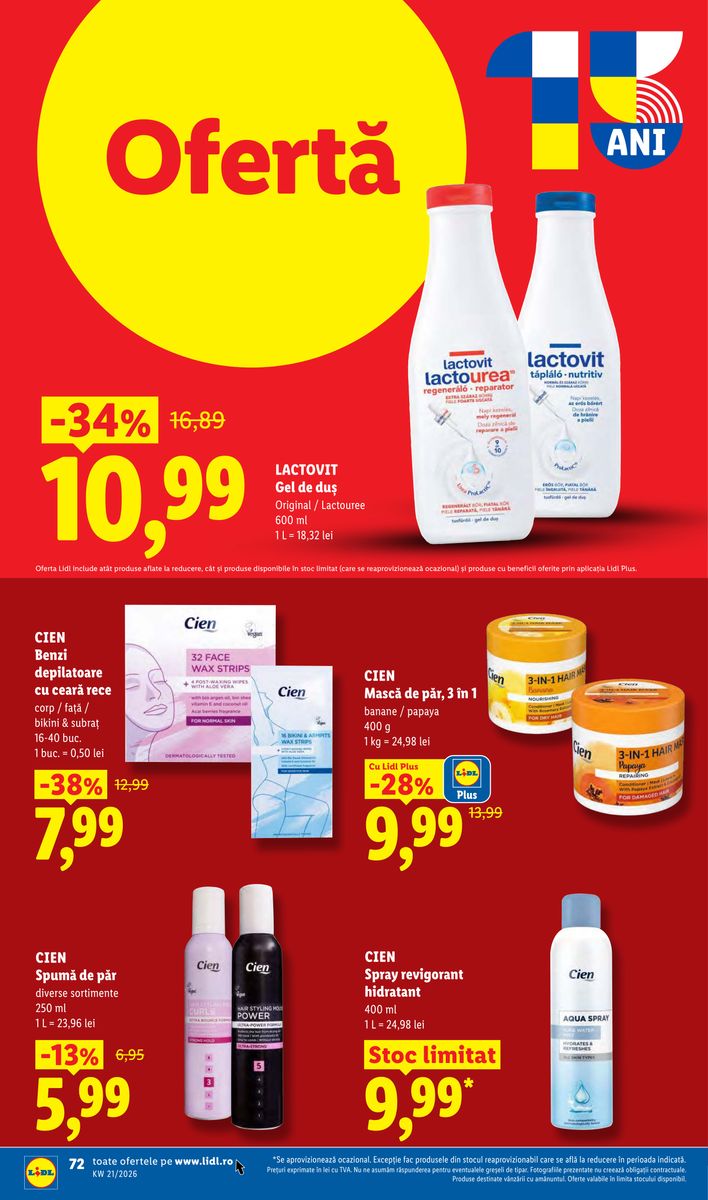 Lidl catalog page 72 — 2026-05-18 to 2026-05-24