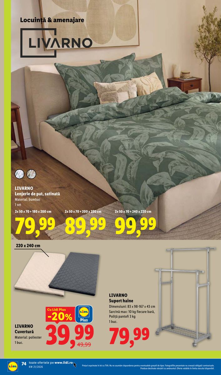 Lidl catalog page 74 — 2026-05-18 to 2026-05-24