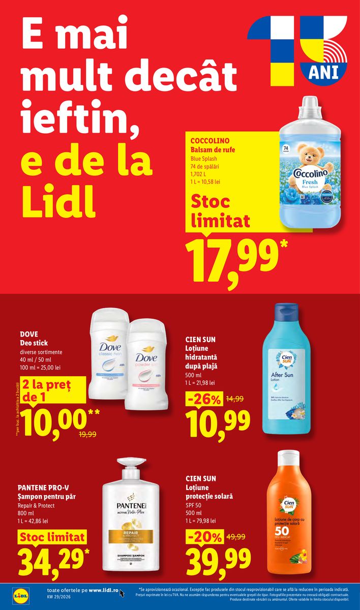 Lidl catalog page 74 — 2026-07-13 to 2026-07-19