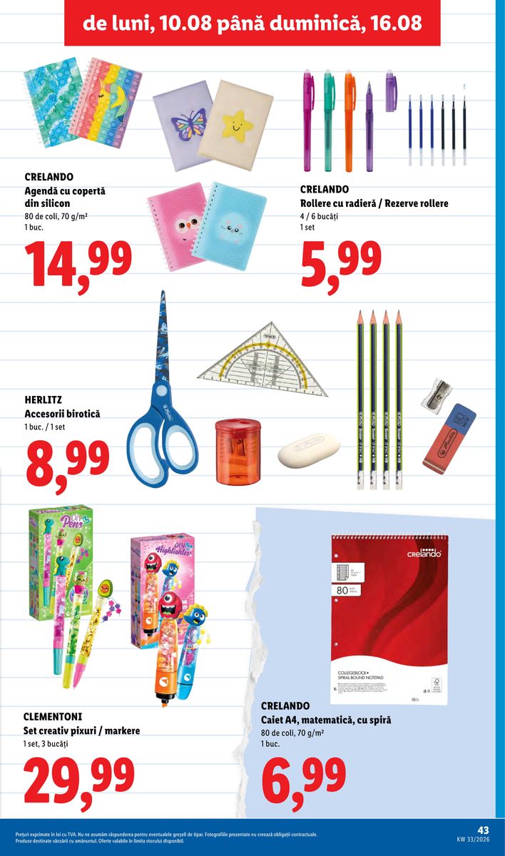 Lidl catalog page 43 — 2026-08-10 to 2026-08-16