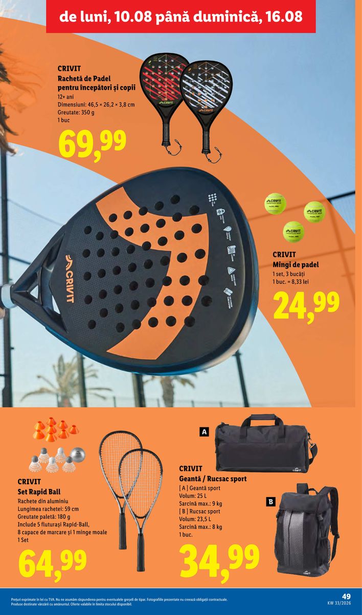 Lidl catalog page 49 — 2026-08-10 to 2026-08-16
