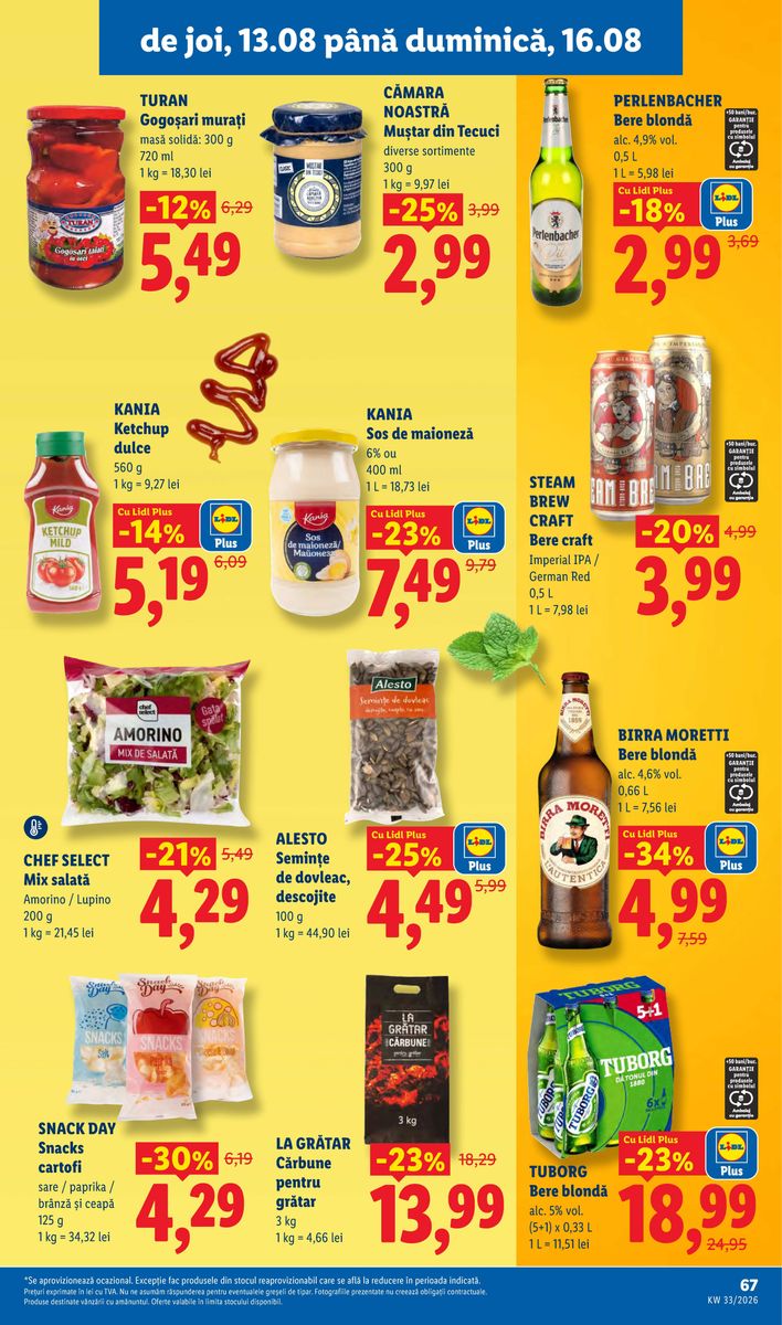 Lidl catalog page 67 — 2026-08-10 to 2026-08-16