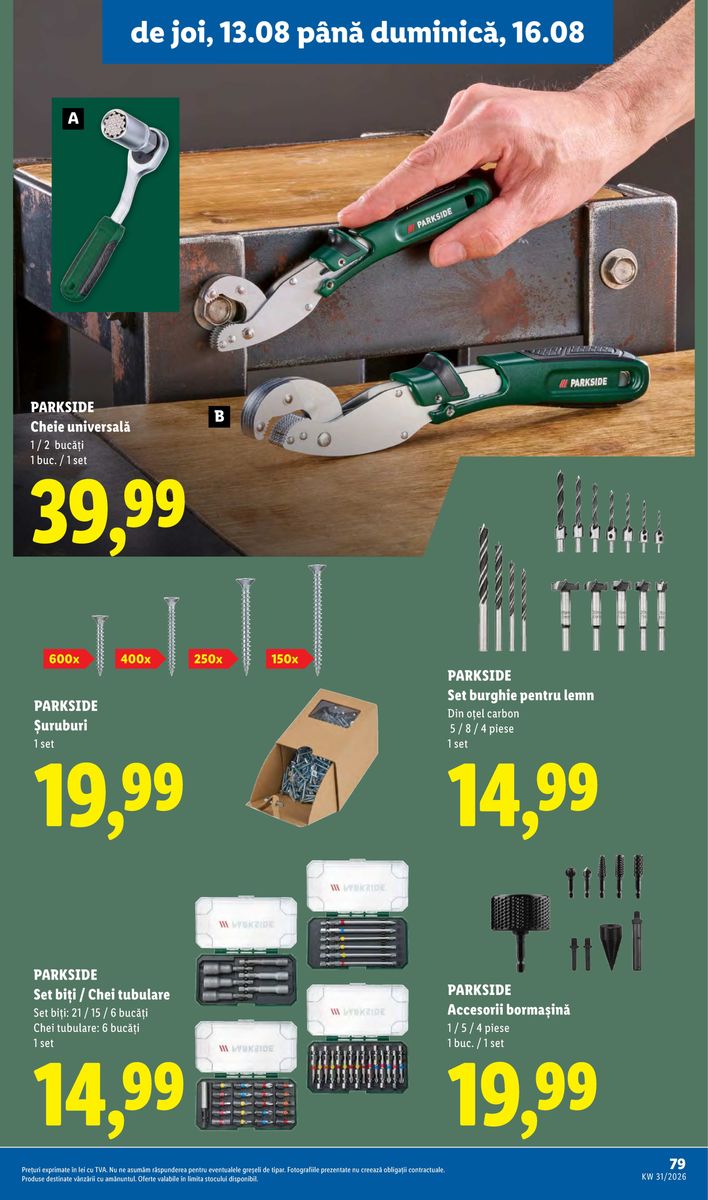 Lidl catalog page 79 — 2026-08-10 to 2026-08-16