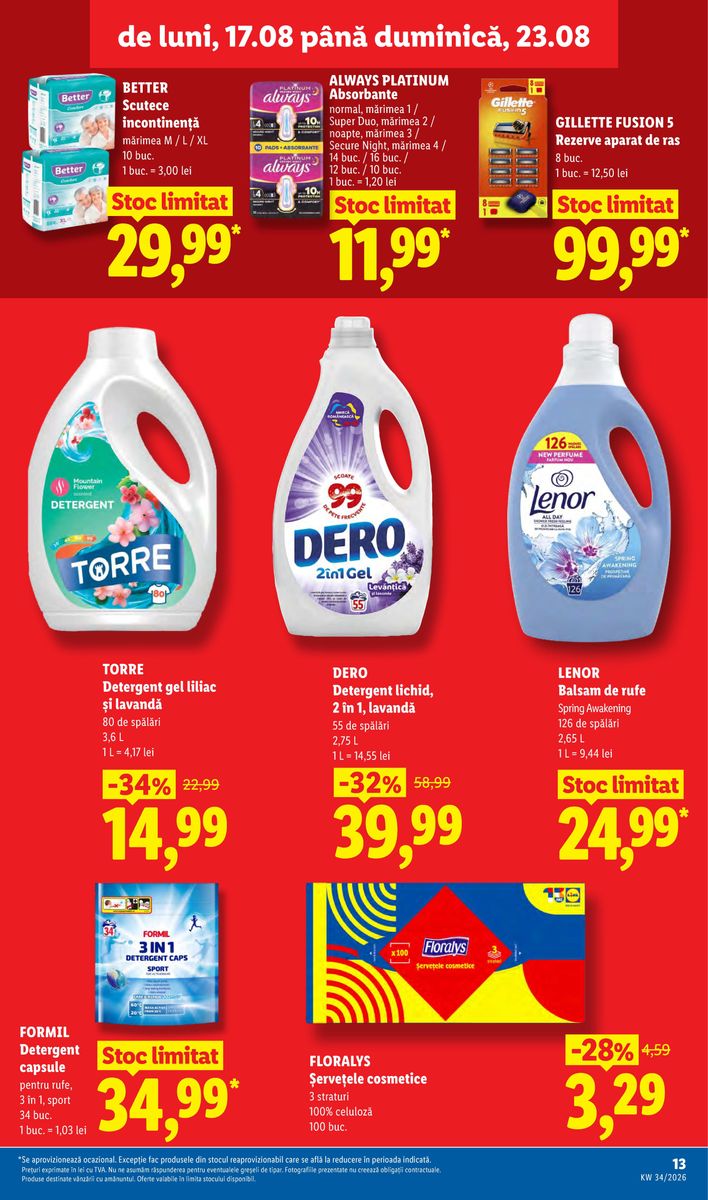 Lidl catalog page 13 — 2026-08-17 to 2026-08-23