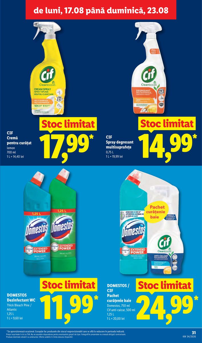 Lidl catalog page 31 — 2026-08-17 to 2026-08-23