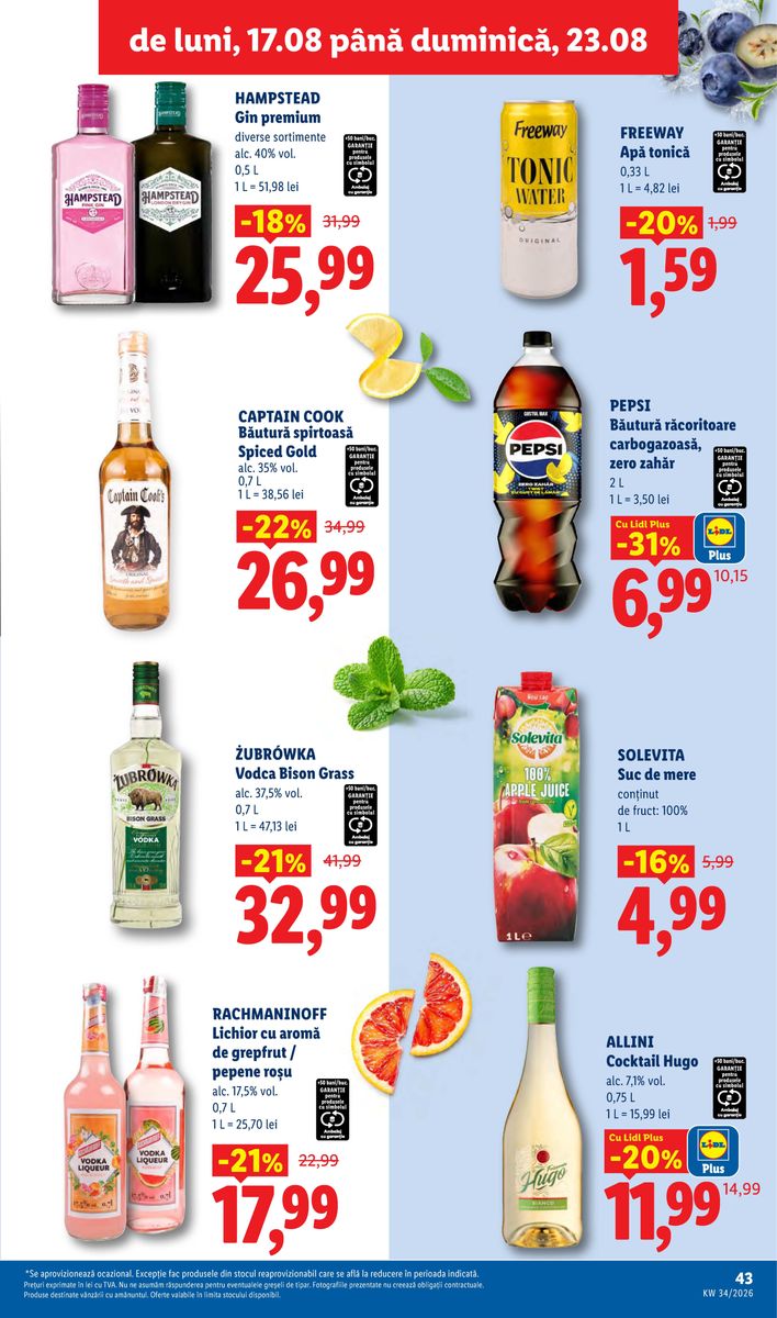 Lidl catalog page 43 — 2026-08-17 to 2026-08-23