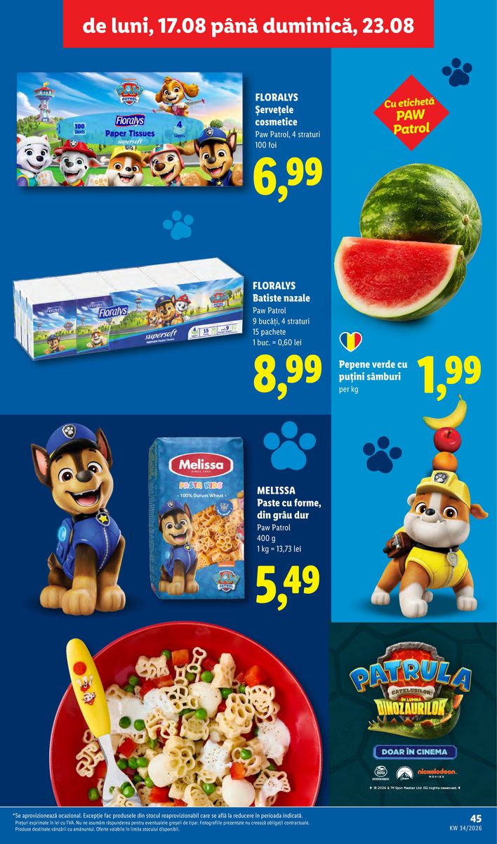 Lidl catalog page 45 — 2026-08-17 to 2026-08-23
