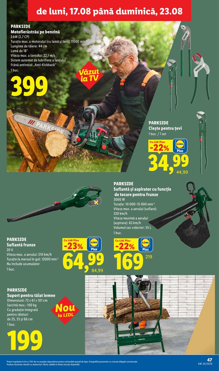 Lidl catalog page 47 — 2026-08-17 to 2026-08-23