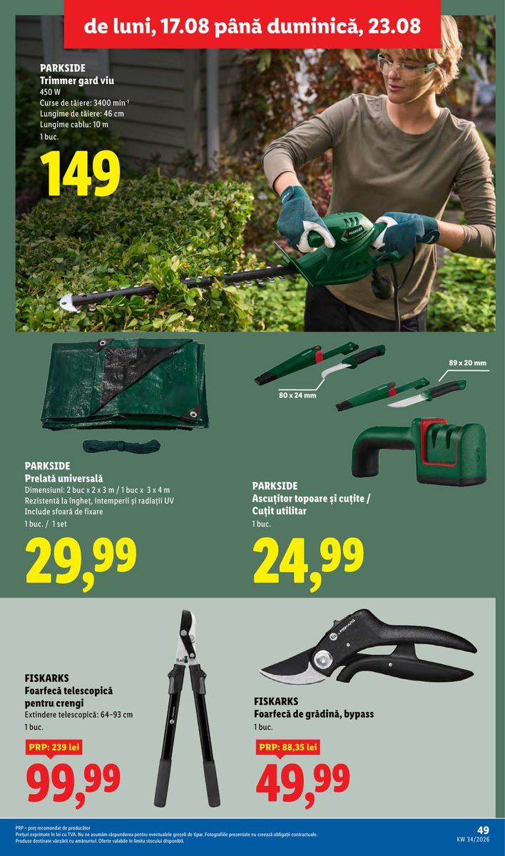 Lidl catalog page 49 — 2026-08-17 to 2026-08-23