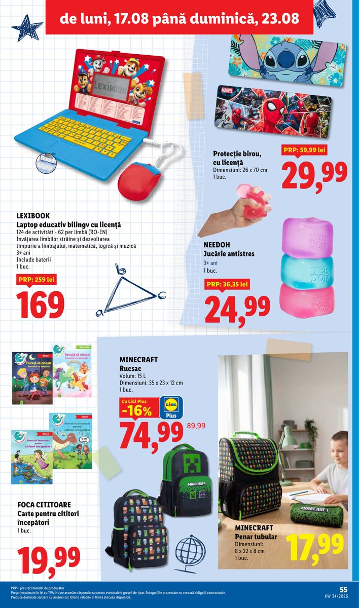 Lidl catalog page 55 — 2026-08-17 to 2026-08-23