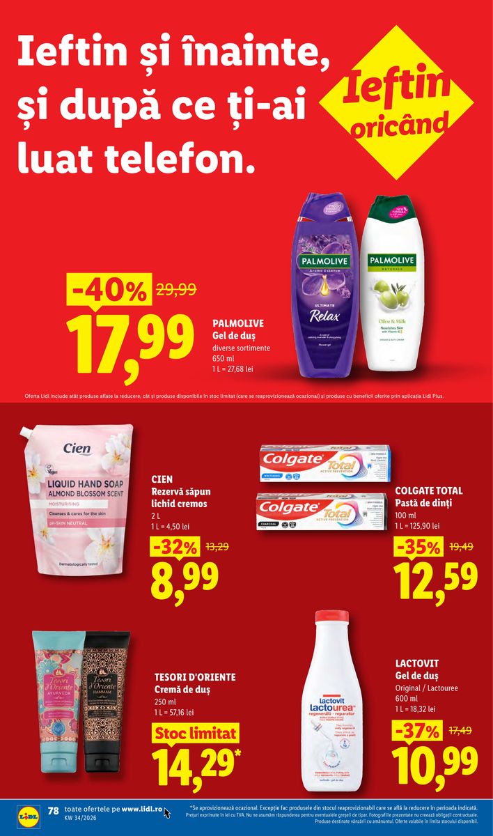 Lidl catalog page 78 — 2026-08-17 to 2026-08-23
