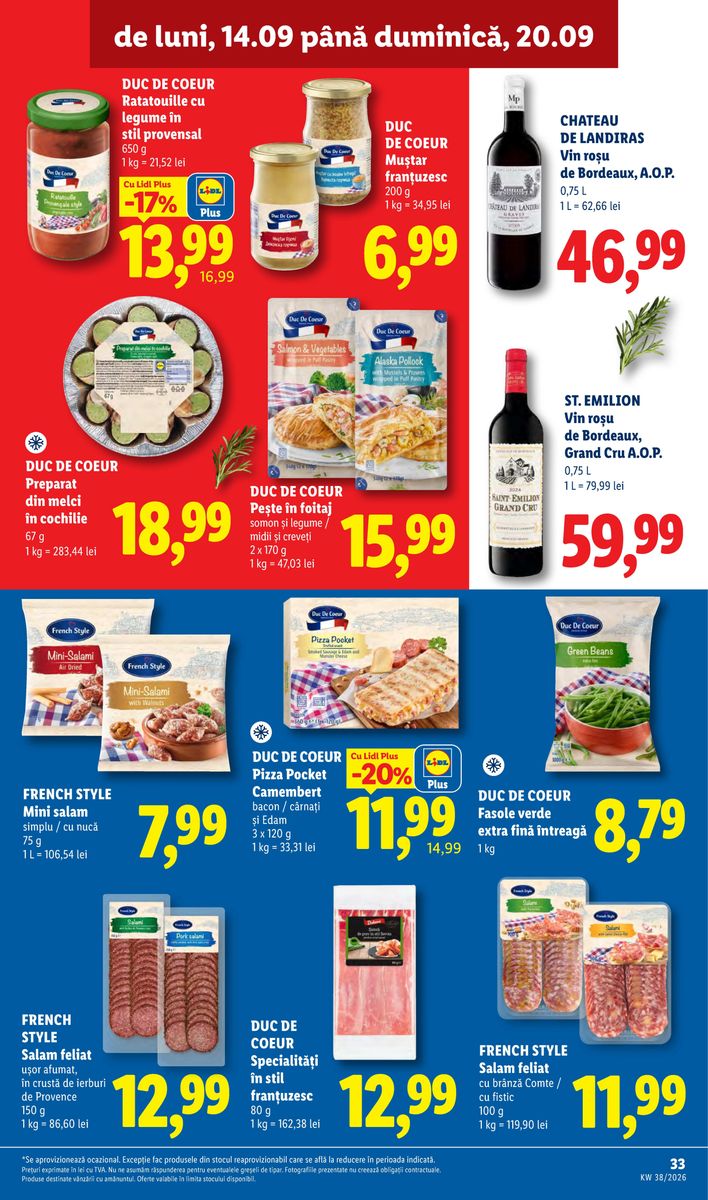 Lidl catalog page 33 — 2026-09-14 to 2026-09-20