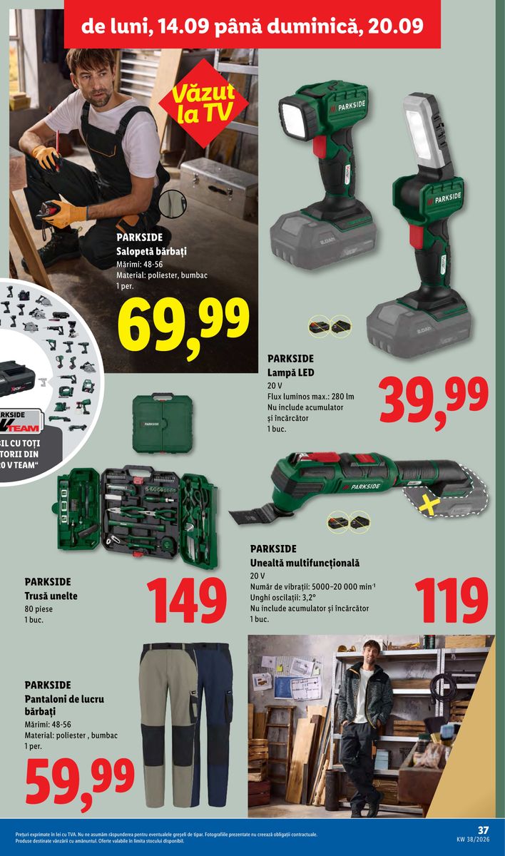 Lidl catalog page 37 — 2026-09-14 to 2026-09-20