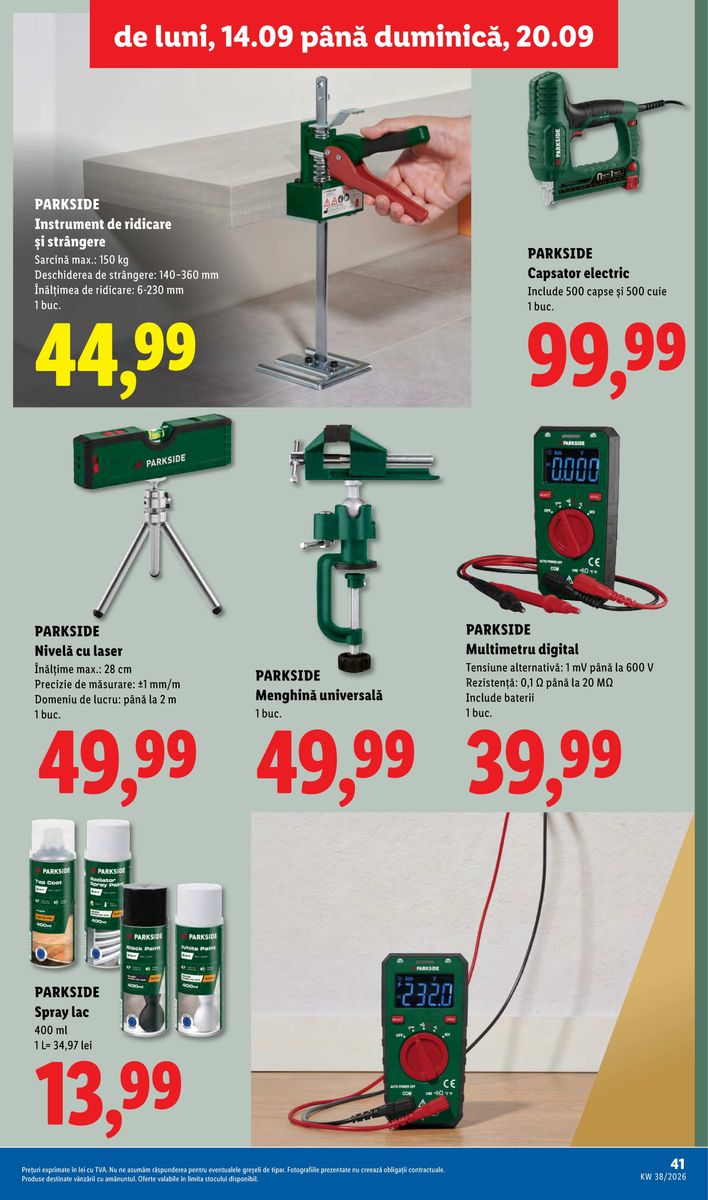 Lidl catalog page 41 — 2026-09-14 to 2026-09-20