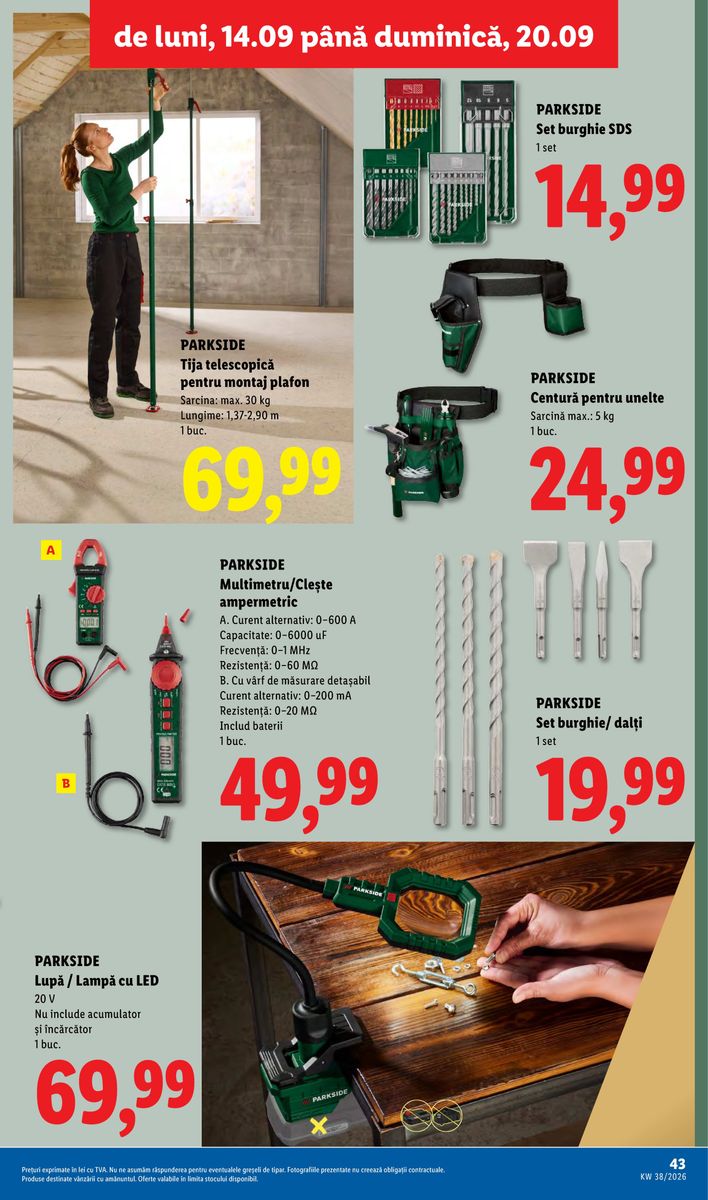 Lidl catalog page 43 — 2026-09-14 to 2026-09-20