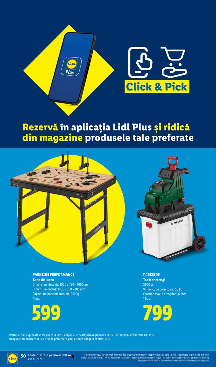 Lidl catalog page 50 — 2026-09-14 to 2026-09-20