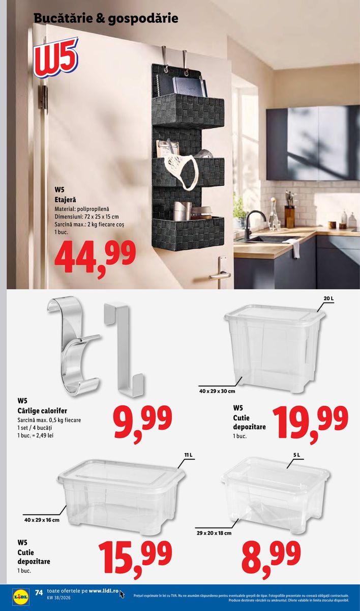 Lidl catalog page 74 — 2026-09-14 to 2026-09-20
