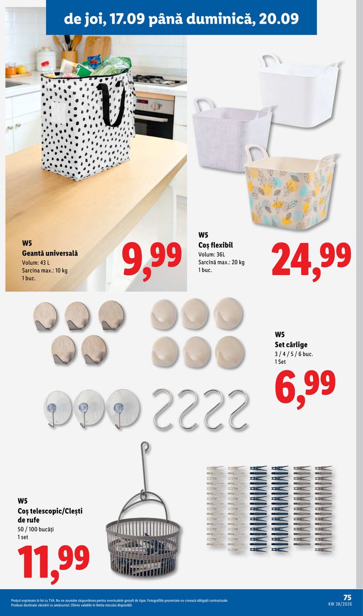Lidl catalog page 75 — 2026-09-14 to 2026-09-20