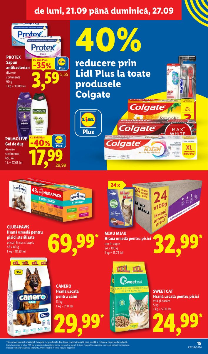 Lidl catalog page 15 — 2026-09-21 to 2026-09-27