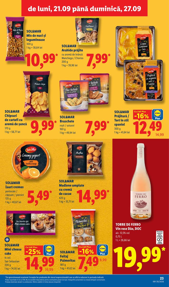 Lidl catalog page 23 — 2026-09-21 to 2026-09-27