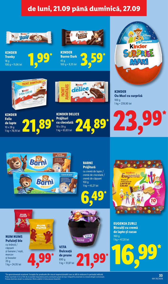 Lidl catalog page 33 — 2026-09-21 to 2026-09-27
