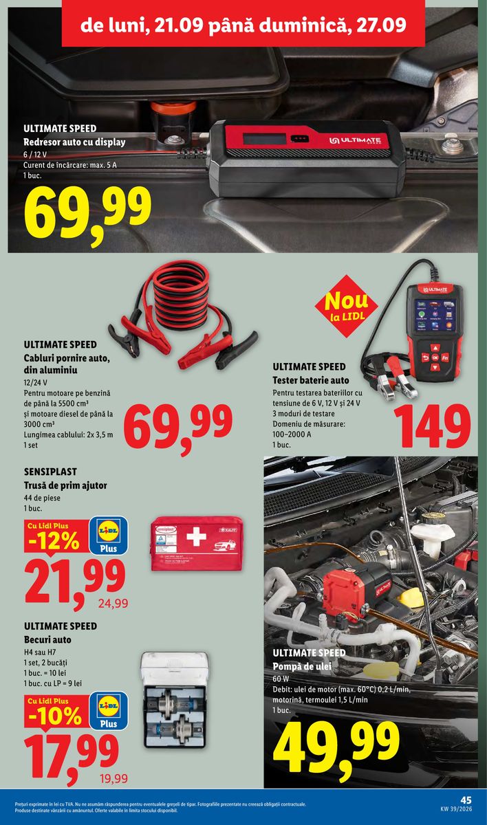 Lidl catalog page 45 — 2026-09-21 to 2026-09-27