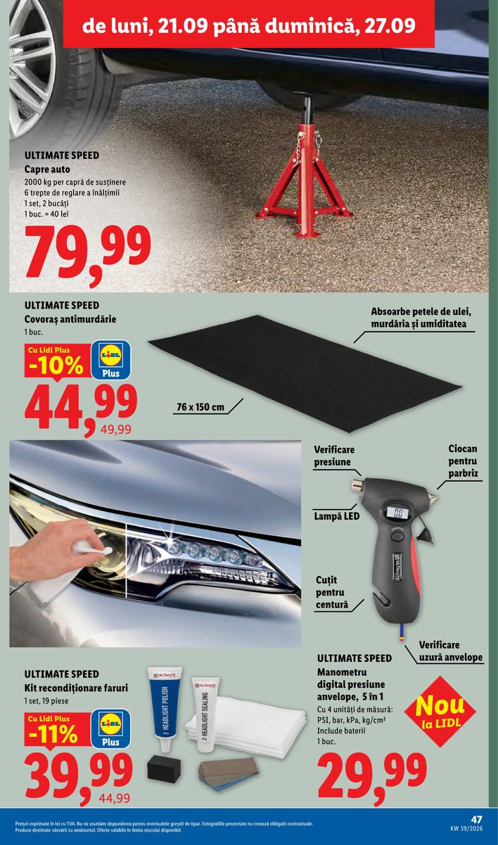 Lidl catalog page 47 — 2026-09-21 to 2026-09-27