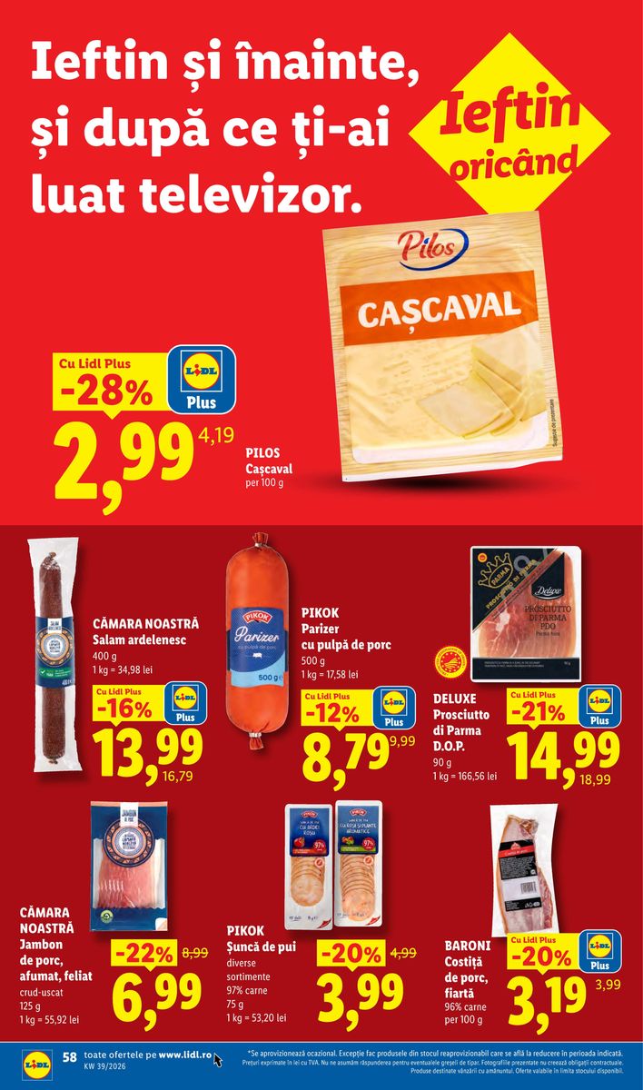 Lidl catalog page 58 — 2026-09-21 to 2026-09-27