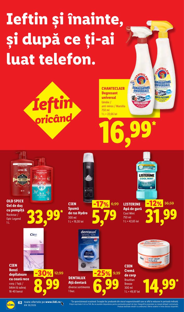 Lidl catalog page 62 — 2026-09-21 to 2026-09-27