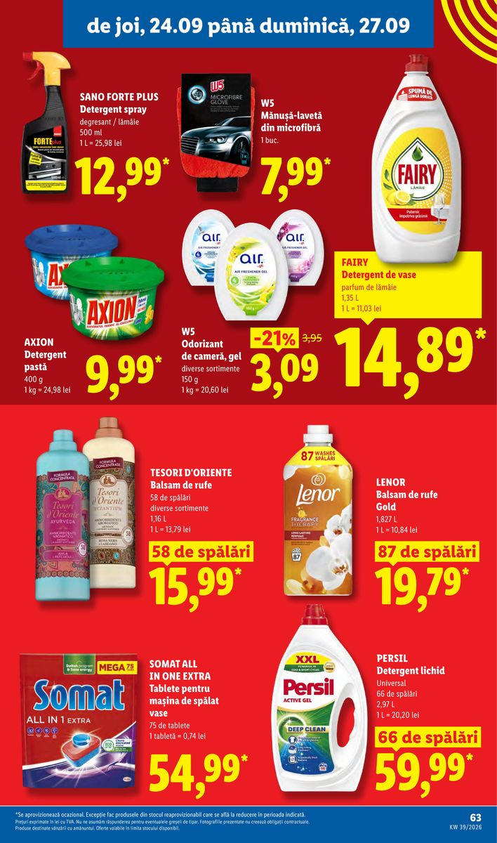Lidl catalog page 63 — 2026-09-21 to 2026-09-27