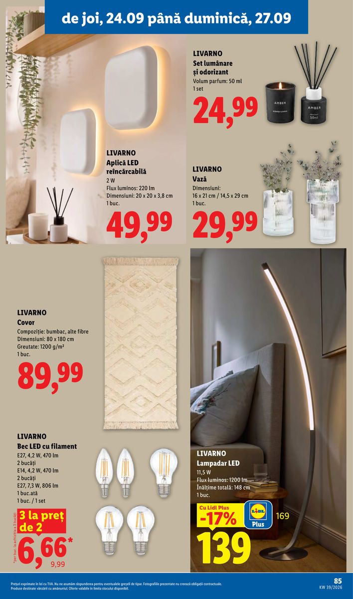 Lidl catalog page 85 — 2026-09-21 to 2026-09-27