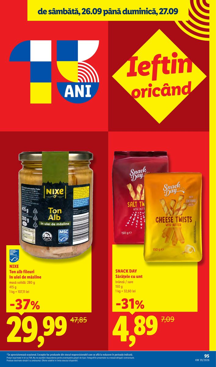 Lidl catalog page 95 — 2026-09-21 to 2026-09-27