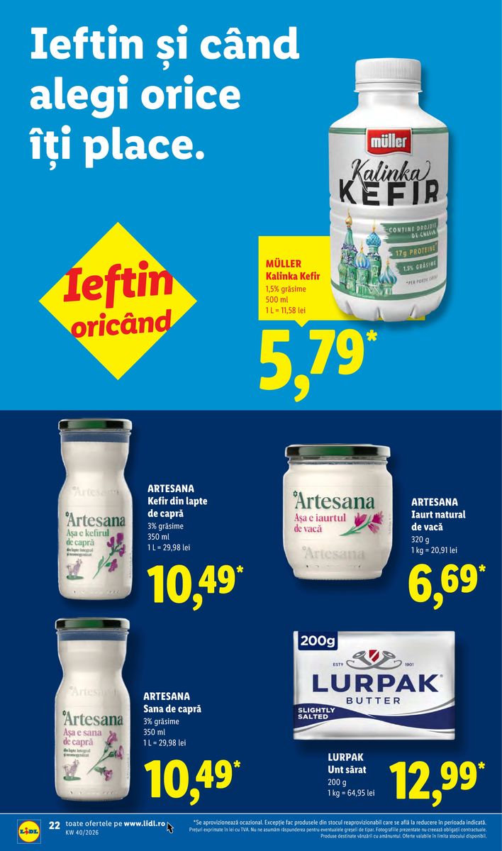 Lidl catalog page 22 — 2026-09-28 to 2026-10-04
