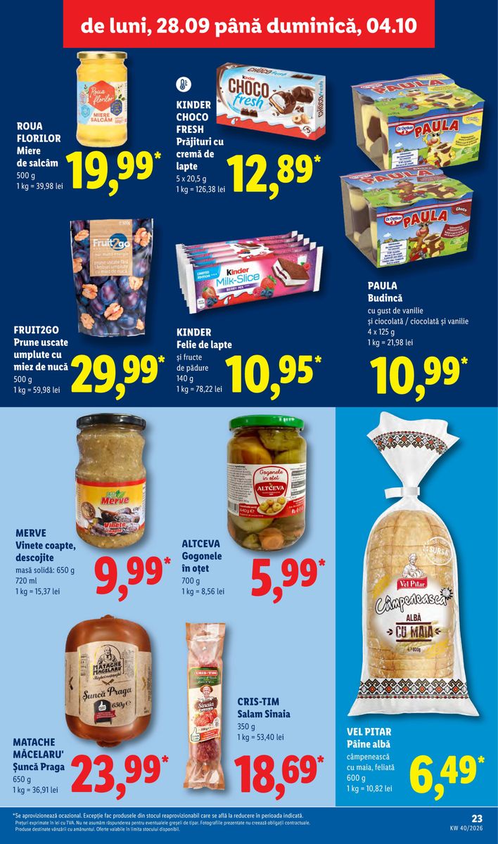 Lidl catalog page 23 — 2026-09-28 to 2026-10-04