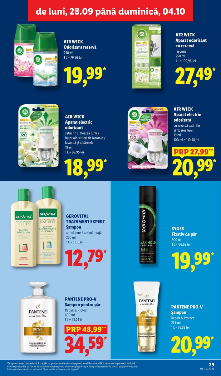 Lidl catalog page 29 — 2026-09-28 to 2026-10-04