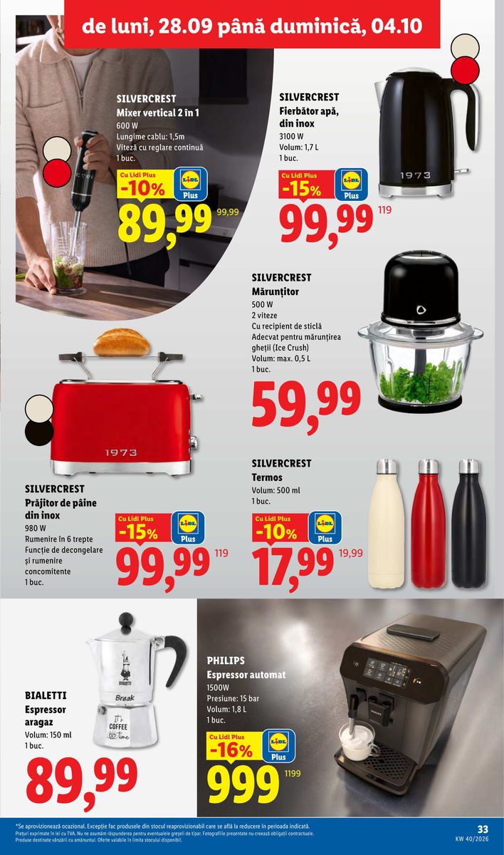 Lidl catalog page 33 — 2026-09-28 to 2026-10-04
