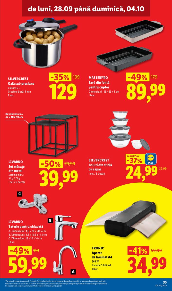 Lidl catalog page 35 — 2026-09-28 to 2026-10-04