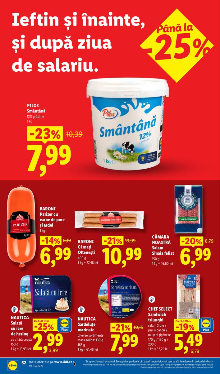 Lidl catalog page 52 — 2026-09-28 to 2026-10-04