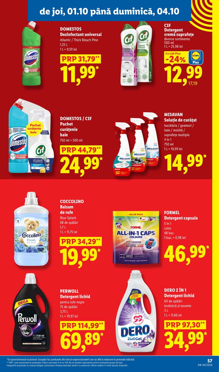 Lidl catalog page 57 — 2026-09-28 to 2026-10-04