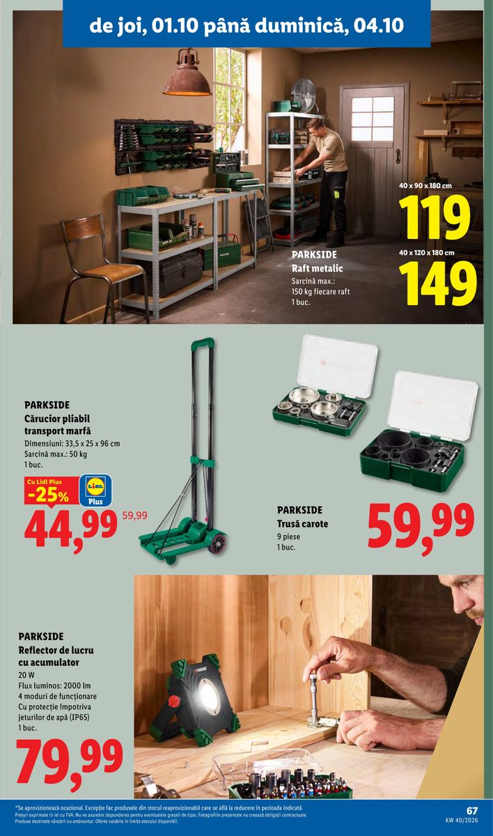 Lidl catalog page 67 — 2026-09-28 to 2026-10-04