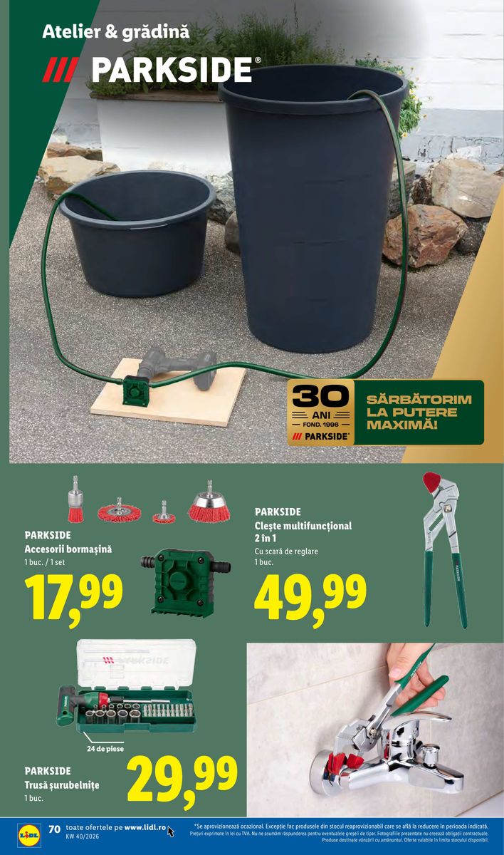 Lidl catalog page 70 — 2026-09-28 to 2026-10-04