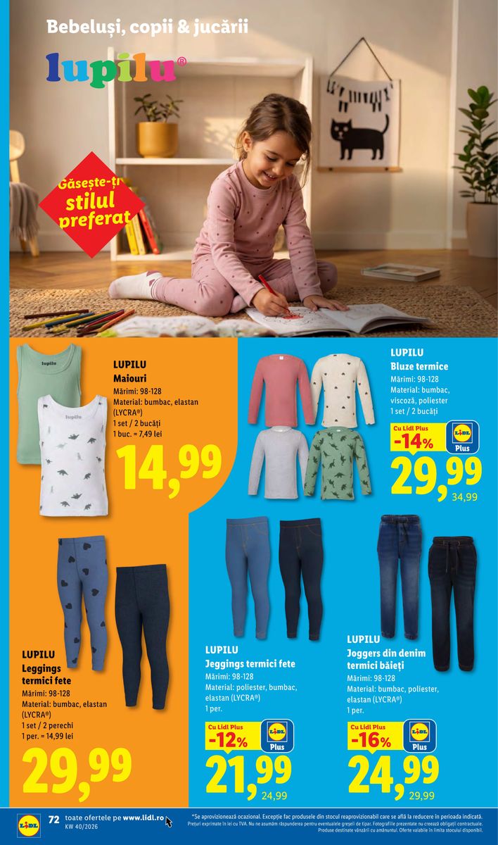 Lidl catalog page 72 — 2026-09-28 to 2026-10-04