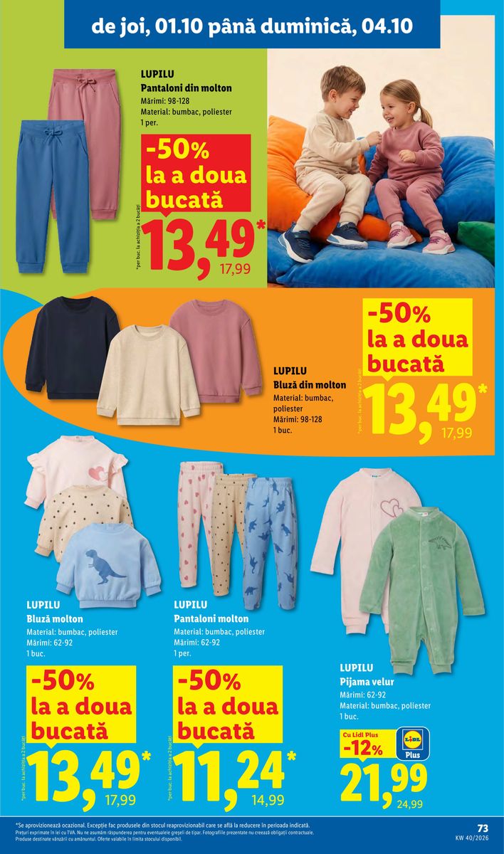 Lidl catalog page 73 — 2026-09-28 to 2026-10-04