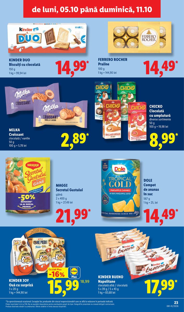 Lidl catalog page 23 — 2026-10-05 to 2026-10-11