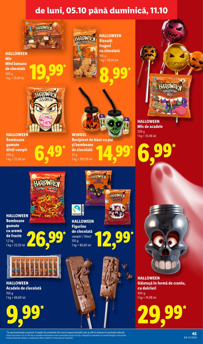 Lidl catalog page 45 — 2026-10-05 to 2026-10-11