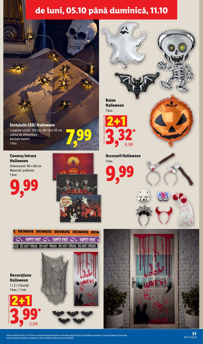 Lidl catalog page 51 — 2026-10-05 to 2026-10-11