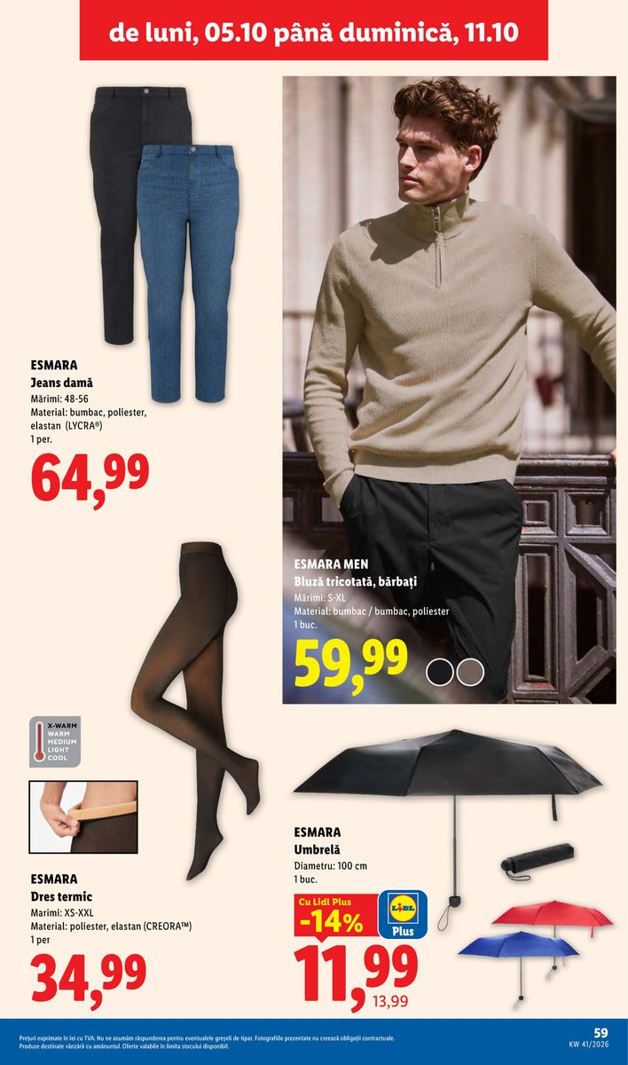 Lidl catalog page 59 — 2026-10-05 to 2026-10-11